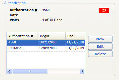 Patient Insurance Coverage Authorization Number